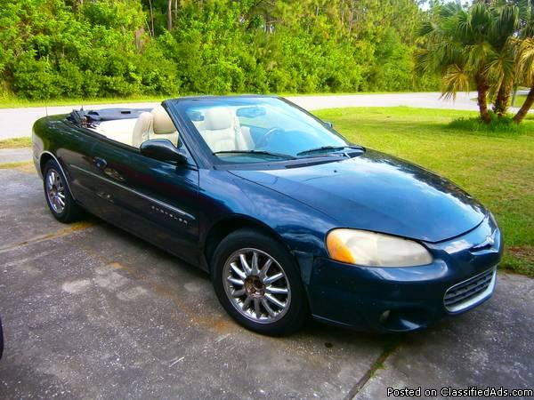 2001 Chrysler sebring limited edition convertible #4