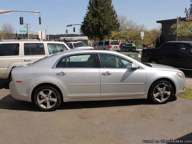 2012 Chevrolet Malibu 1LT Silver Ice Metallic Sedan I4