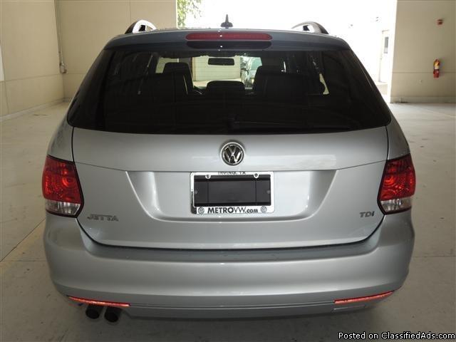 2012 Volkswagen Jetta TDI Silver Wagon I4
