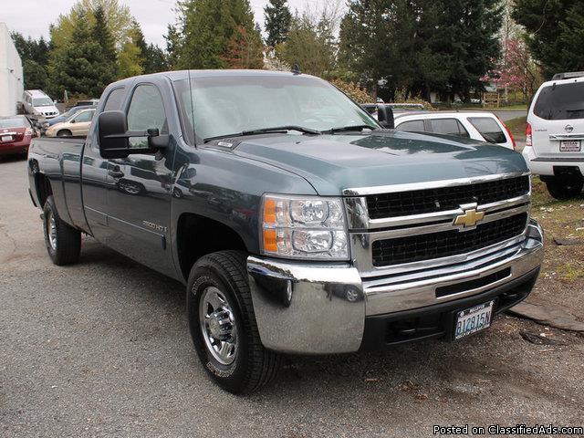 2007 Chevrolet Silverado K2500 Heavy Duty Blue Truck V8